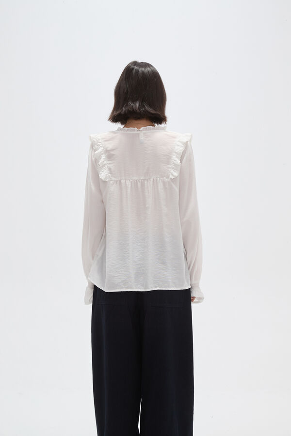 BLUSA TIREN MARFIL  / OFF WHITE image number null