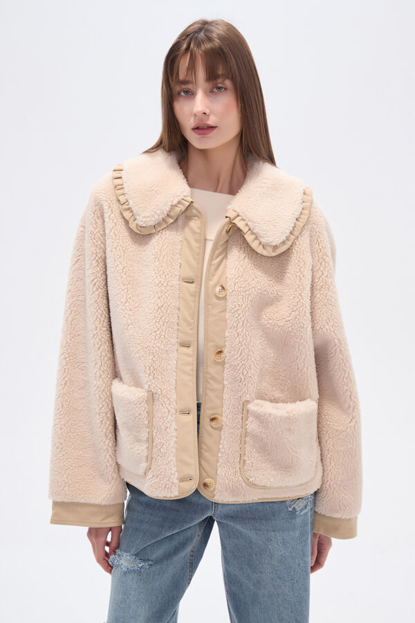 CHAQUETA ALONI CRUDO / NATURAL image number null