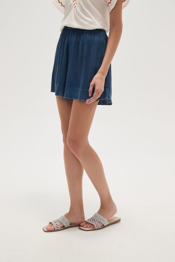 SHORT JOTHI AZUL PIEDRA image number null