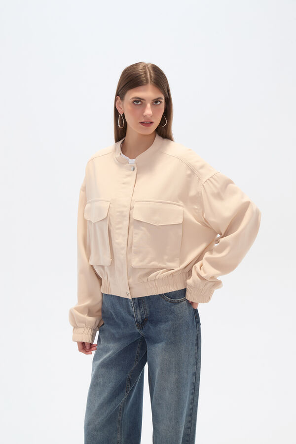 CHAQUETA LISCEN BEIGE CLARO image number null