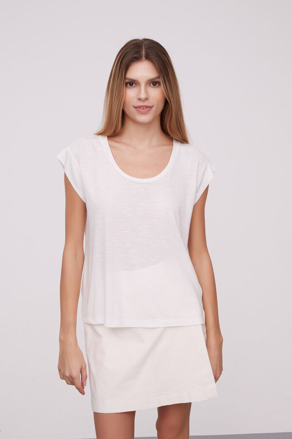 REMERA AILANA MARFIL / OFF WHITE