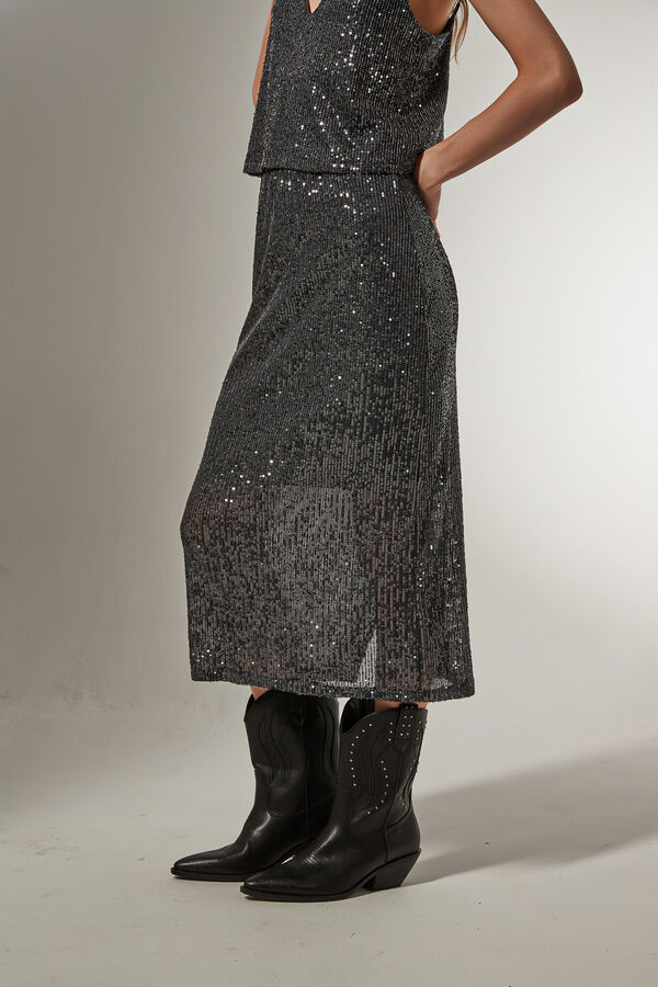 FALDA MARTEN GRIS OSCURO image number null