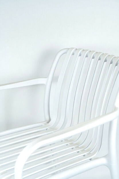 Silla Mar con Posabrazos BLANCO image number null