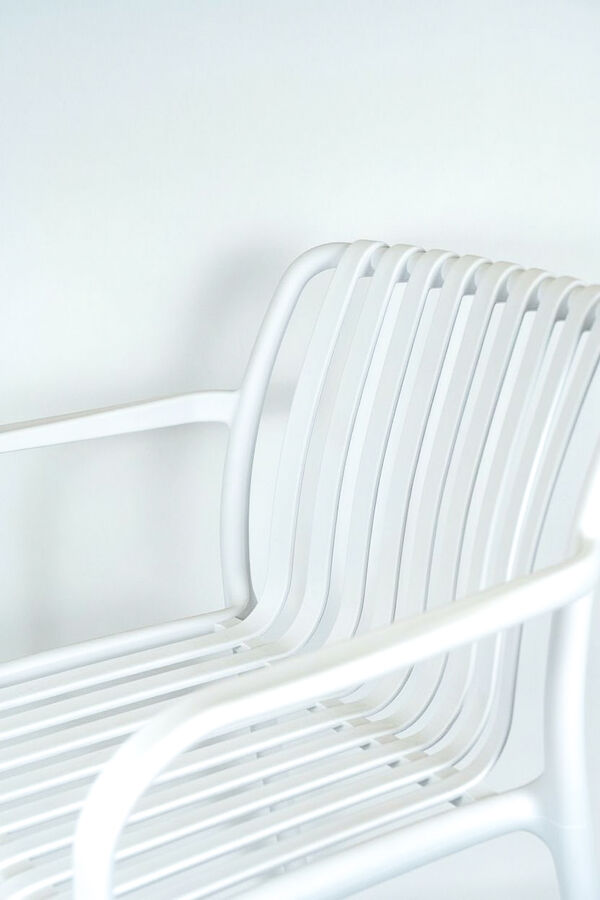 Silla Mar con Posabrazos BLANCO image number null