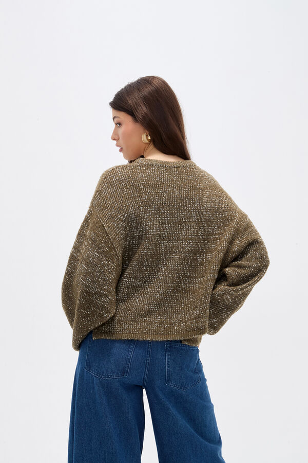 SWEATER RAMIN VERDE OLIVA OSCURO image number null