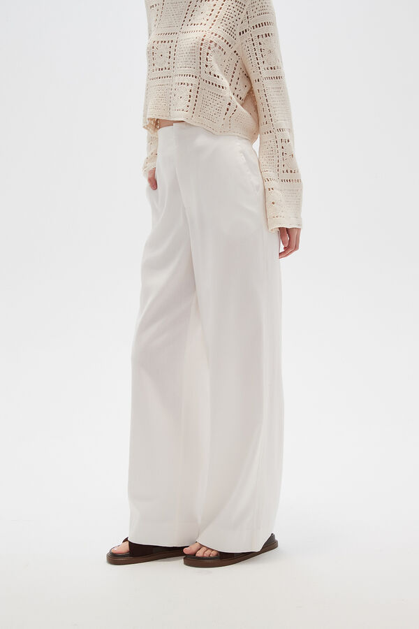 PANTALON ELSOLEY MARFIL  / OFF WHITE image number null