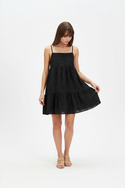 VESTIDO DIEX 70809 NEGRO image number null