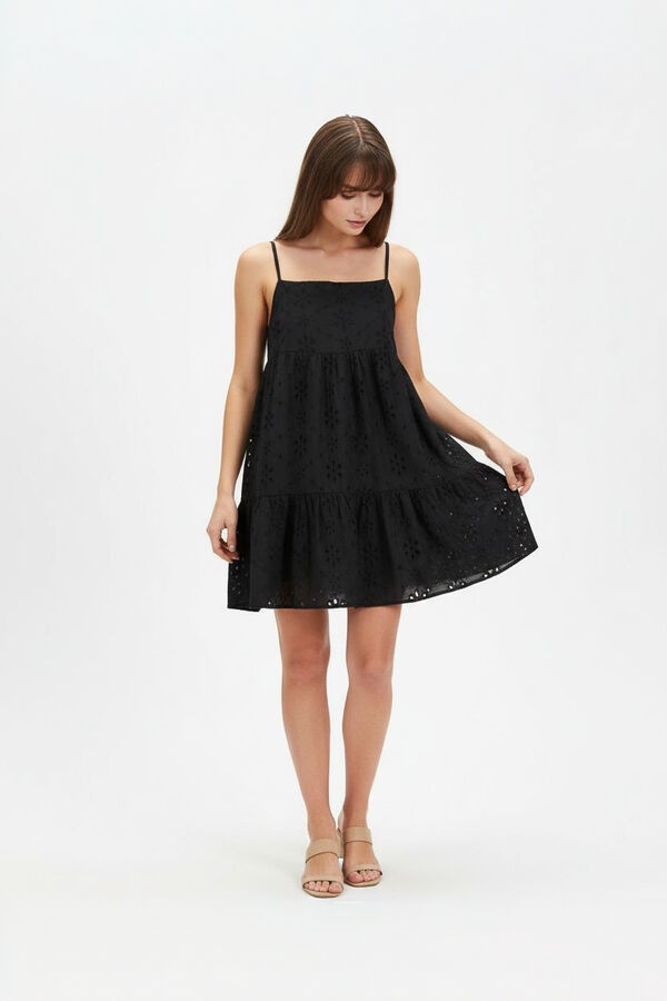 VESTIDO DIEX 70809 NEGRO image number null