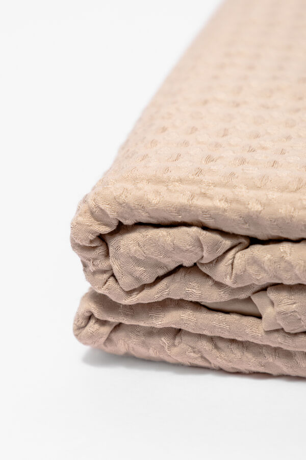 Funda  N&oacute;rdica 1 plaza Microfibra WASHED BEIGE image number null