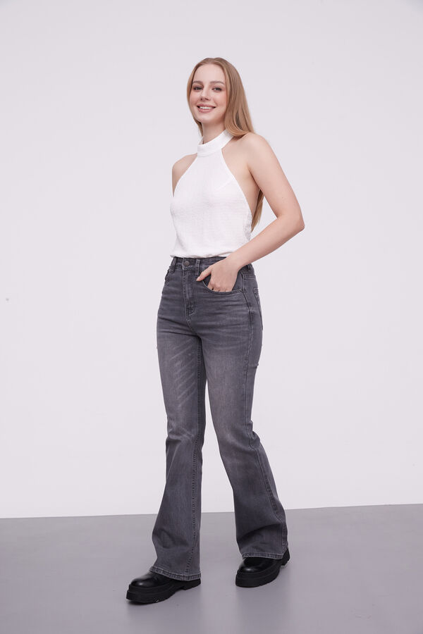 PANTALON GARRIN GRIS MEDIO image number null