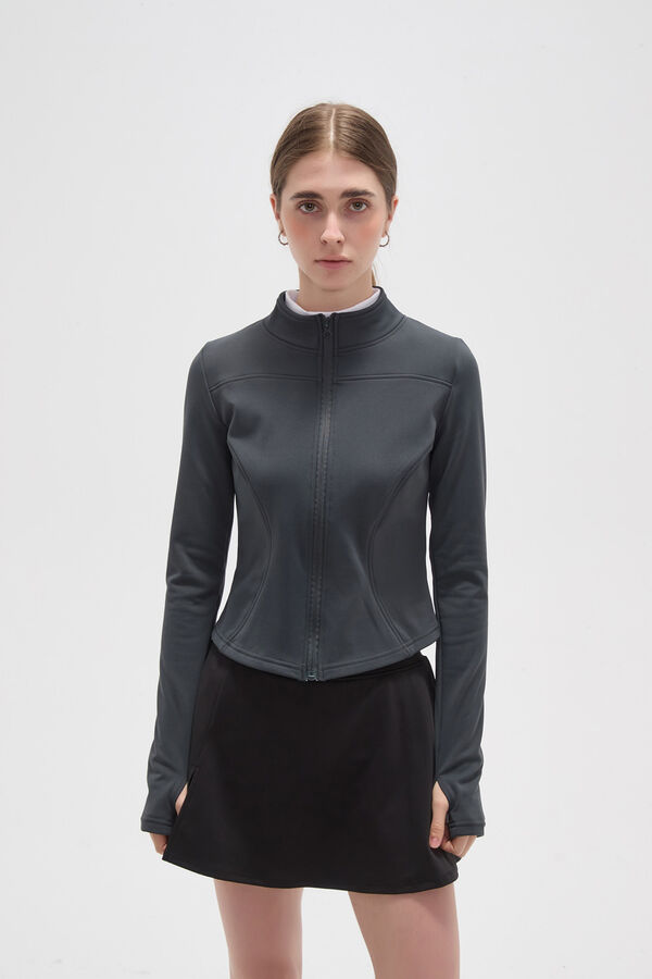 CAMPERA PALUA GRIS OSCURO image number null