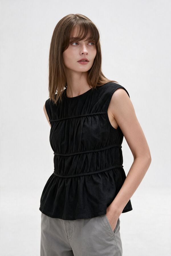 MUSCULOSA BUSIA 70809 NEGRO image number null
