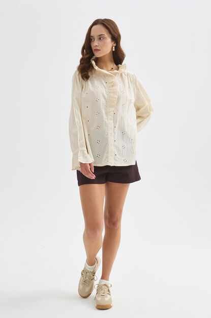 CAMISA JIARDIN 70607 CRUDO / NATURAL image number null
