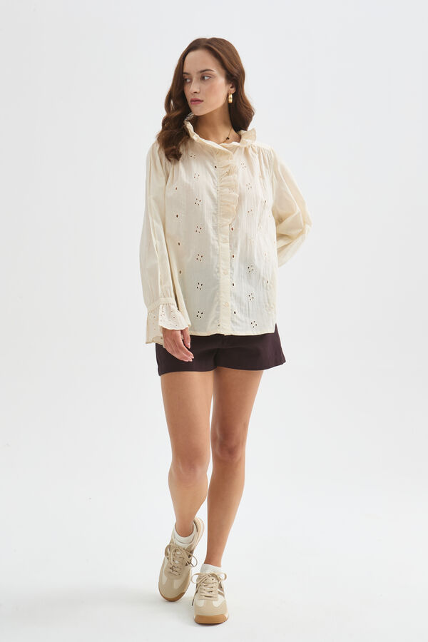 CAMISA JIARDIN 70607 CRUDO / NATURAL image number null