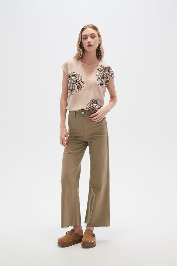 PANTALON TESA VERDE OLIVA CLARO image number null