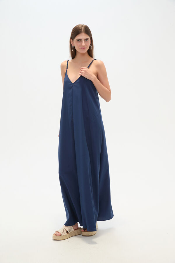 VESTIDO BANDO AZUL MARINO image number null
