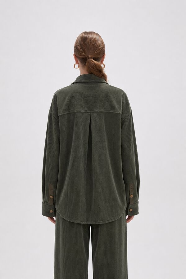 CAMISA LIGU VERDE OLIVA image number null