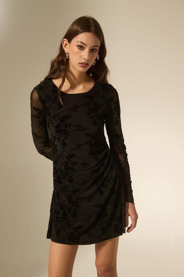 VESTIDO ERYNOR NEGRO image number null