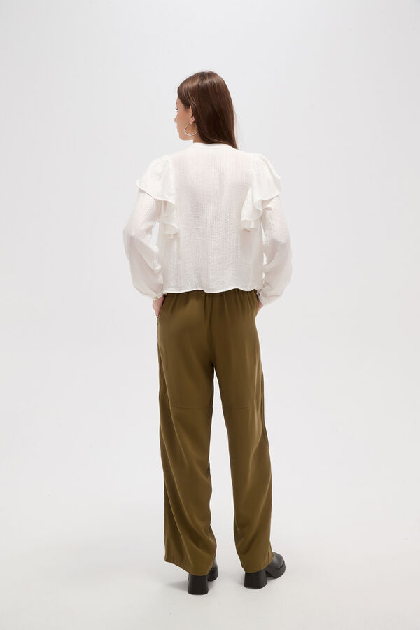 CAMISA WYLEN MARFIL  / OFF WHITE image number null