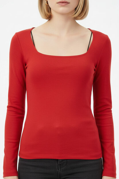 REMERA ELANDA CEREZA image number null