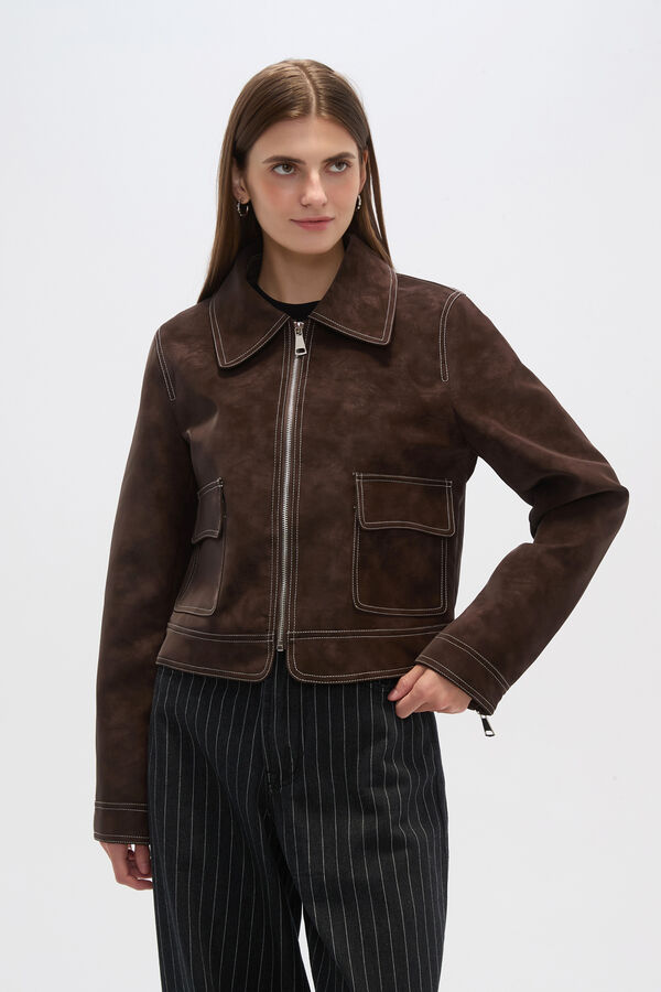 CHAQUETA HARDIN MARRON image number null