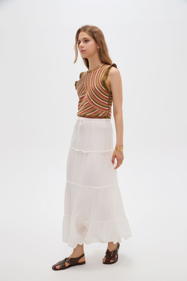 FALDA ABALIN 70809 MARFIL  / OFF WHITE image number null