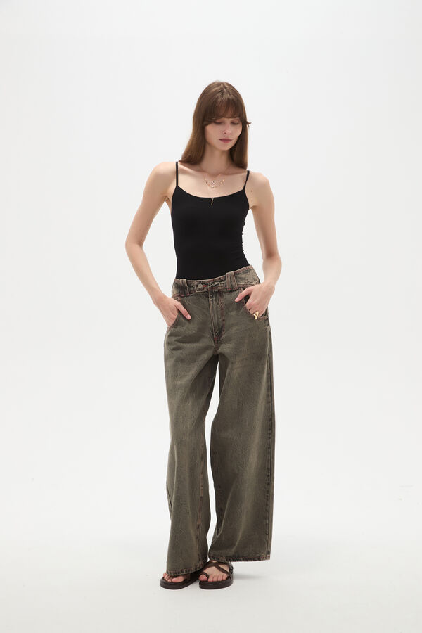 PANTALON SARELA 70607 GRIS OSCURO image number null