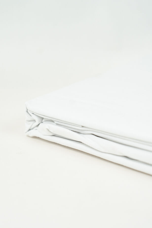 S&aacute;banas 1 plaza 144 Hilos Liso BLANCO image number null