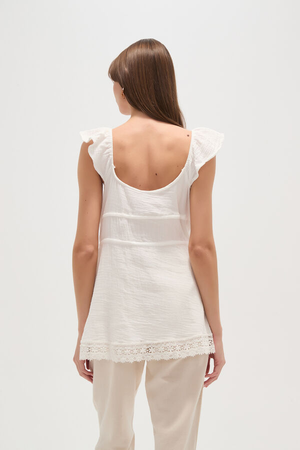 BLUSA ZEFIR BLANCO image number null