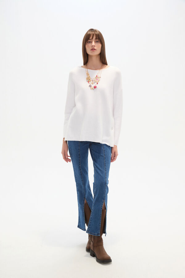 SWEATER INNA MARFIL  / OFF WHITE image number null