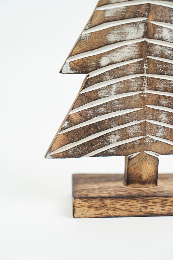 Deco Navidad &Aacute;rbol de Madera Tallado COLOR UNICO image number null