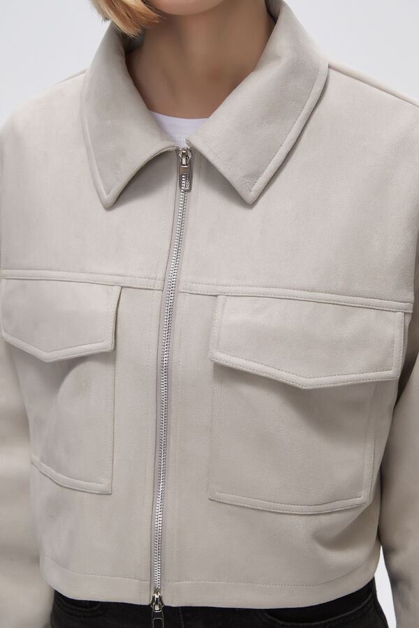 CHAQUETA BRUSWI BEIGE CLARO image number null
