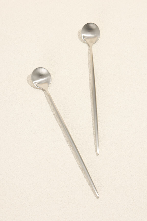 Cuchara mango largo Fiordo, Set 2 un. Plateado COLOR UNICO image number null
