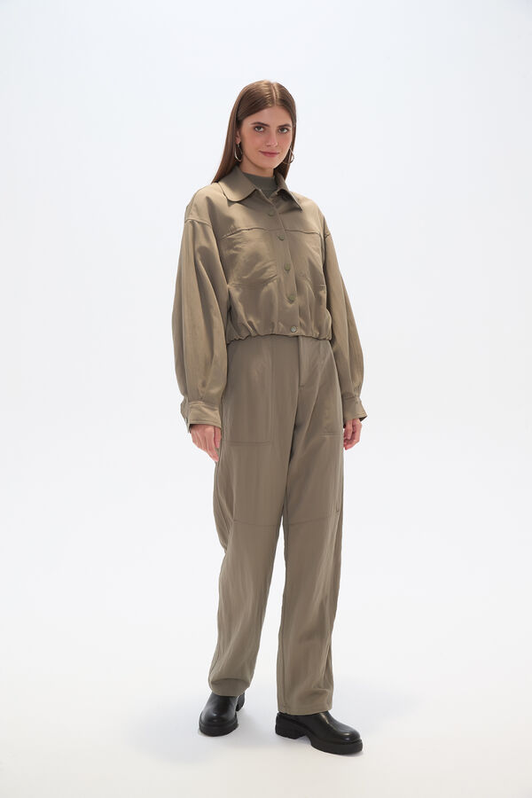 CAMPERA RIUNA VERDE OLIVA CLARO image number null