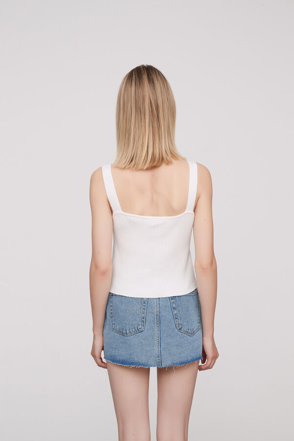 TOPS KROS MARFIL / OFF WHITE