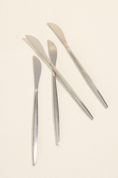Cuchillo Fiordo, Set 4 un. Plateado COLOR UNICO image number null