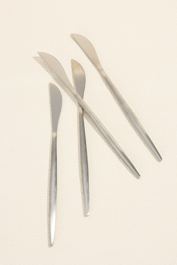 Cuchillo Fiordo, Set 4 un. Plateado COLOR UNICO image number null
