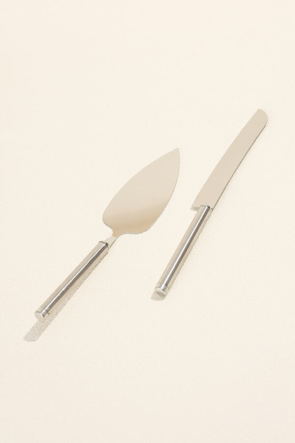Accesorios Set Cuchillo Torta plateado COLOR UNICO image number null
