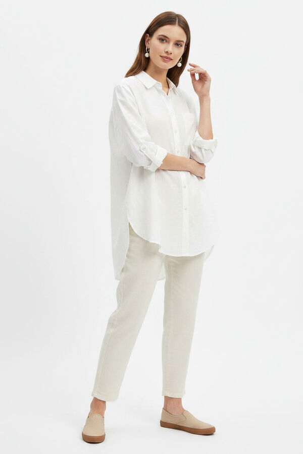 CAMISA RYAN 70607 MARFIL  / OFF WHITE image number null