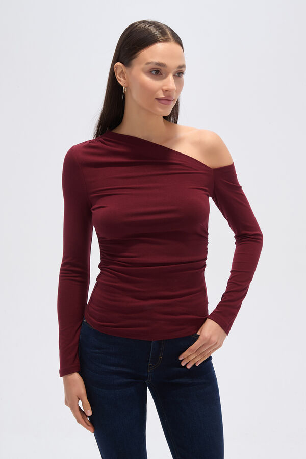 TOPS ROSERA BORDEAUX image number null
