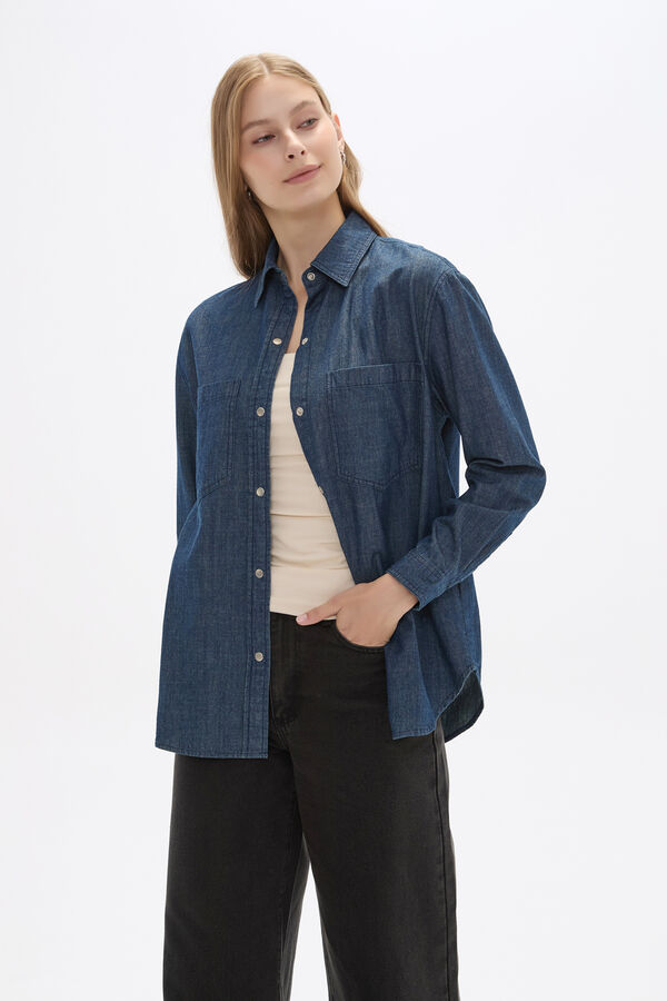 SOBRECAMISA MANAPOURI AZUL INDIGO image number null