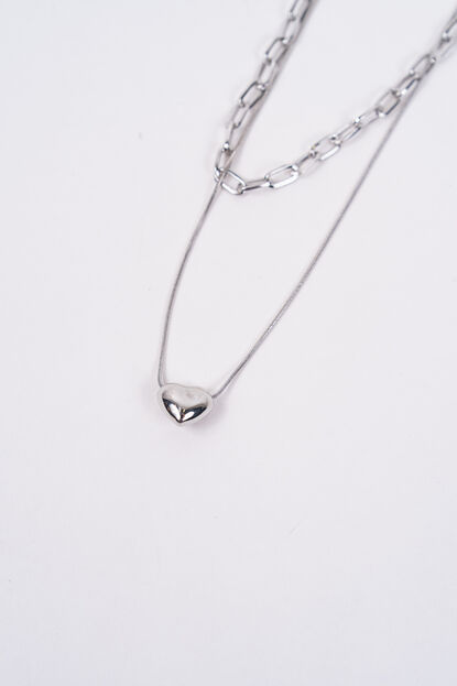Collar Valentino PLATEADO image number null