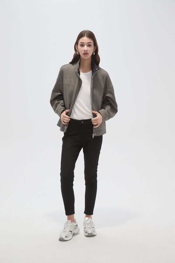 CAMPERA NAIAR GRIS MELANGE image number null