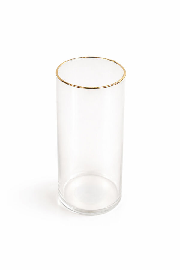 Florero Rosin Borde dorado COLOR UNICO image number null