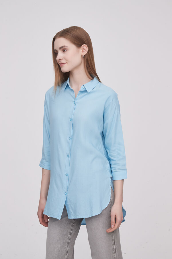CAMISA DUTTS CELESTE image number null