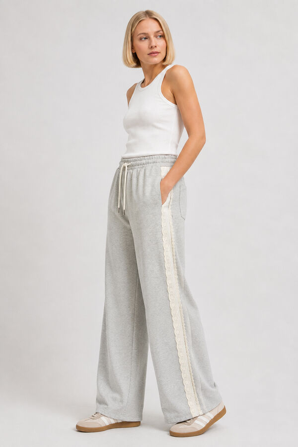 PANTALON DEPORTIVO ERYTH GRIS MELANGE image number null