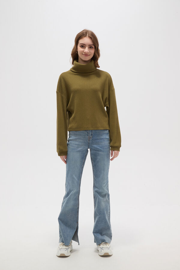 SWEATER SAMM VERDE OLIVA OSCURO image number null