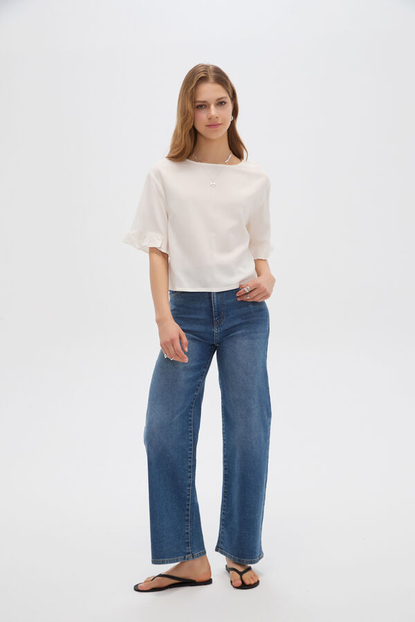 BLUSA CENOBIA 70809 MARFIL  / OFF WHITE image number null