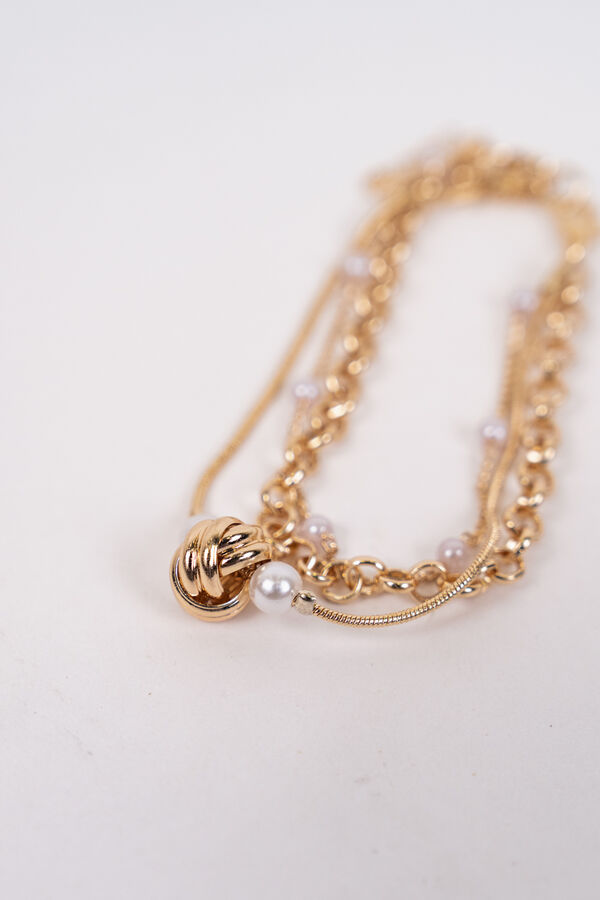Brazalete Perl DORADO image number null
