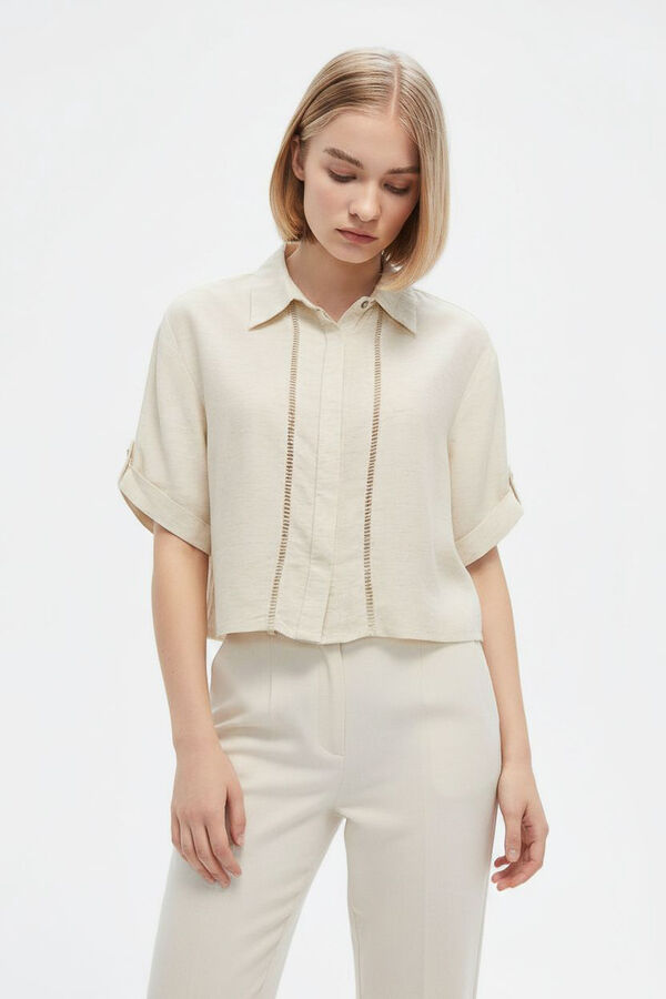 CAMISA ROLA 70607 ARENA MELANGE image number null